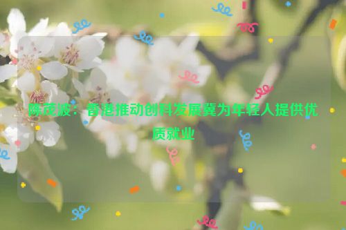 陈茂波：香港推动创科发展冀为年轻人提供优质就业