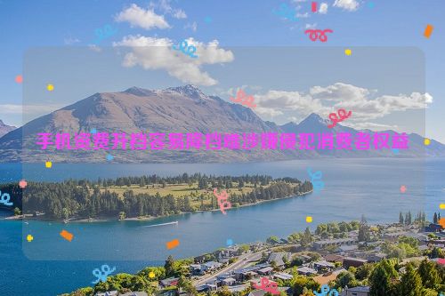 手机资费升档容易降档难涉嫌侵犯消费者权益