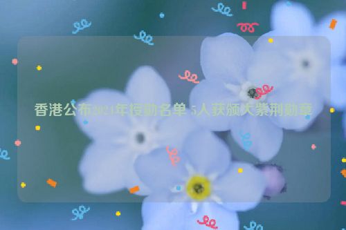香港公布2024年授勋名单 5人获颁大紫荆勋章